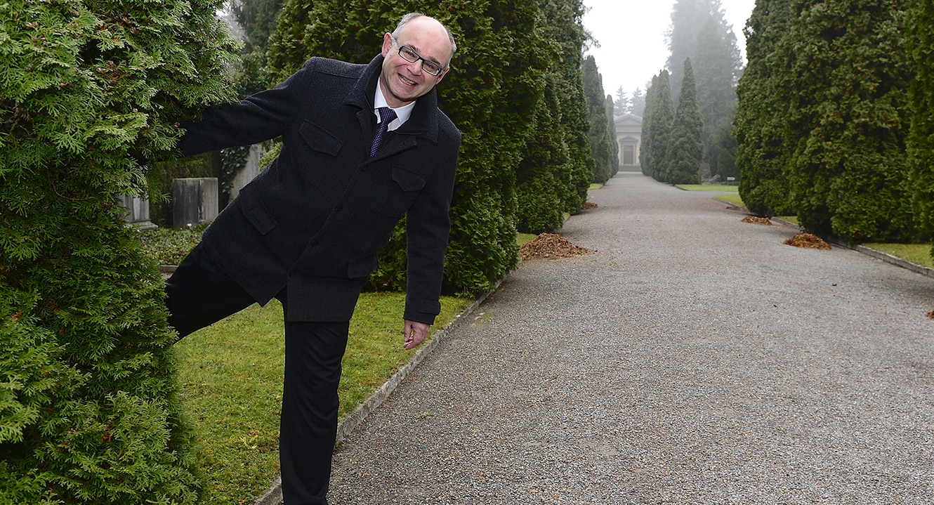 Rolf Steinmann, Leiter Bestattungs- und Friedhofamt der Stadt Zürich