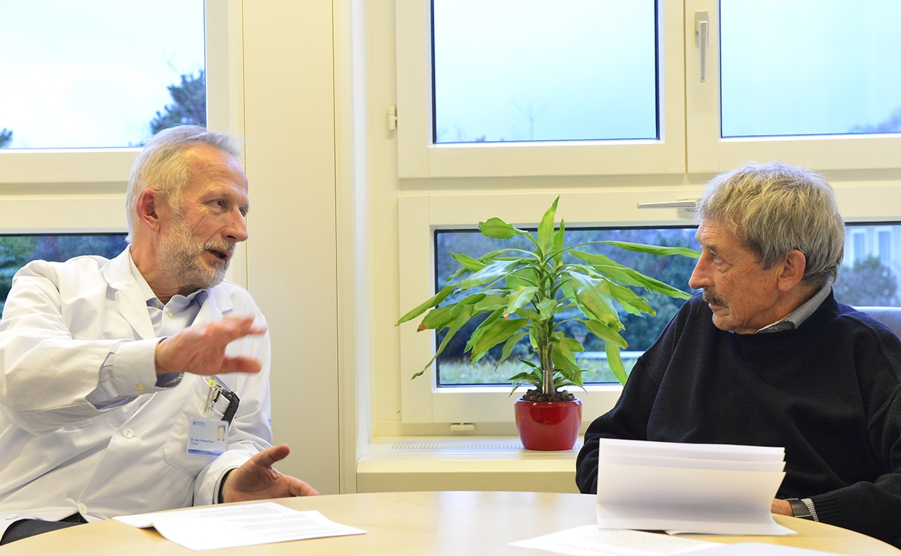 Kinderhospiz: Roland Kunz und Alois Birbaumer