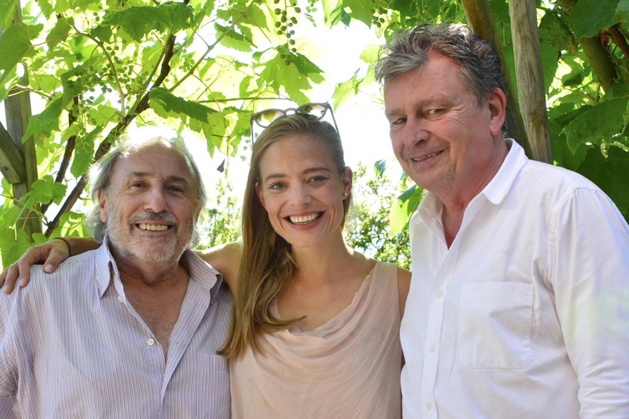 Eveline Suter mit Bruno Torricelli und Martin Schuppli