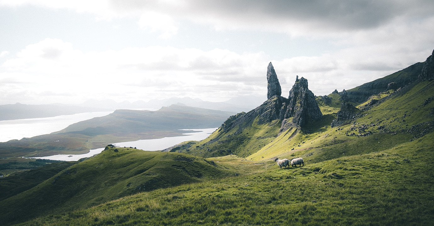 Schottland, Old Man of Storr. (Foto: ©Valentin Manhart, TwinTheWorld.ch)