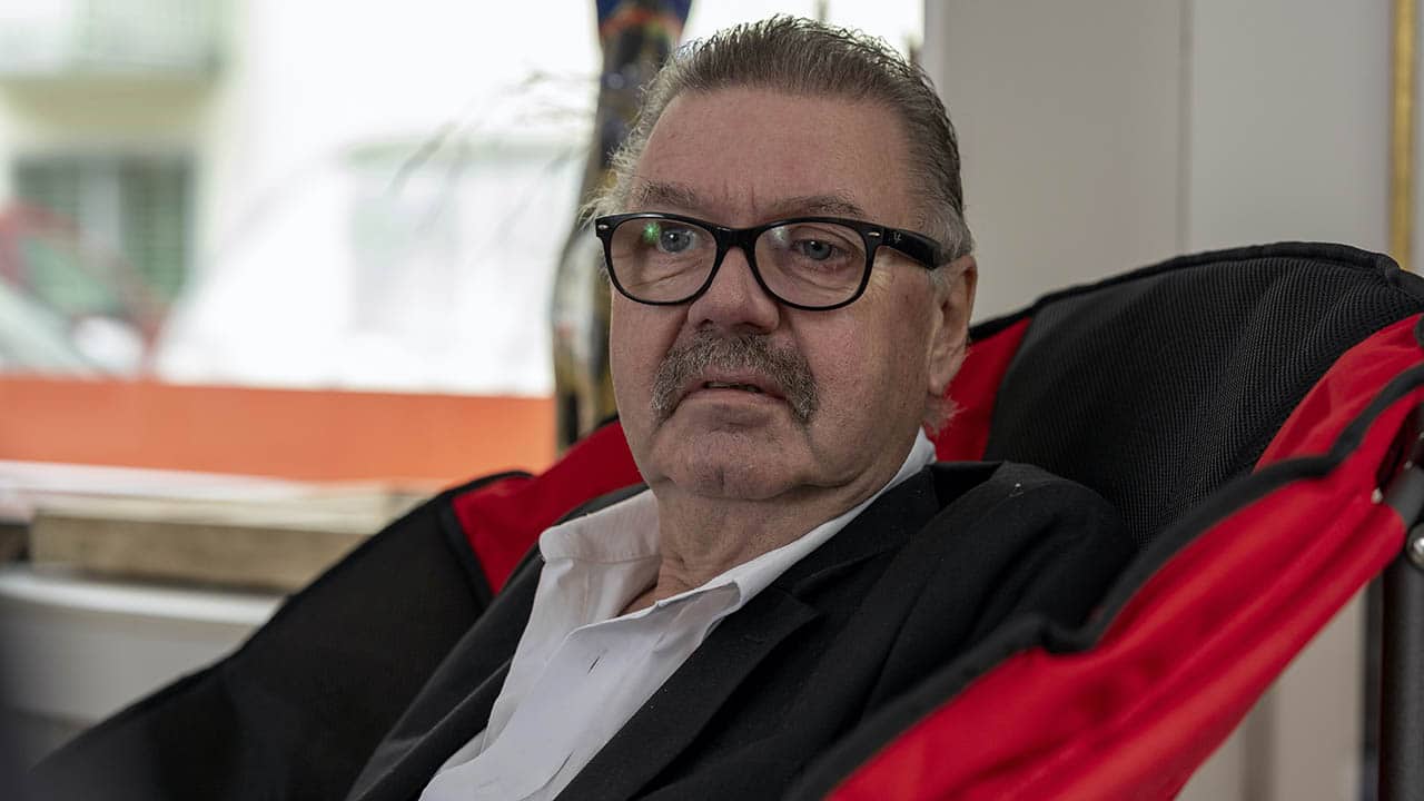 Krebspatient Peter R. Schwegler