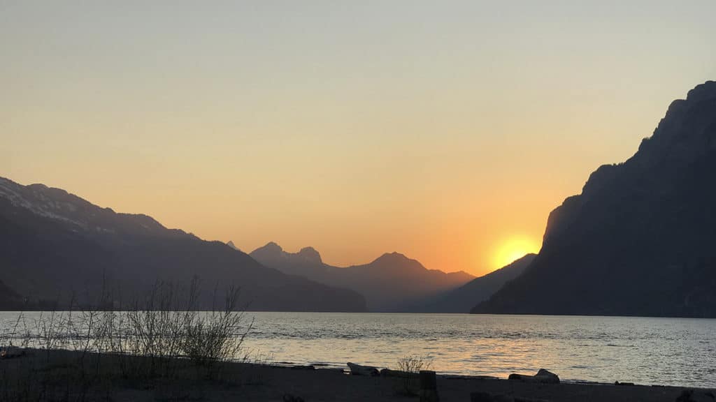 Abendstimmung am Walensee