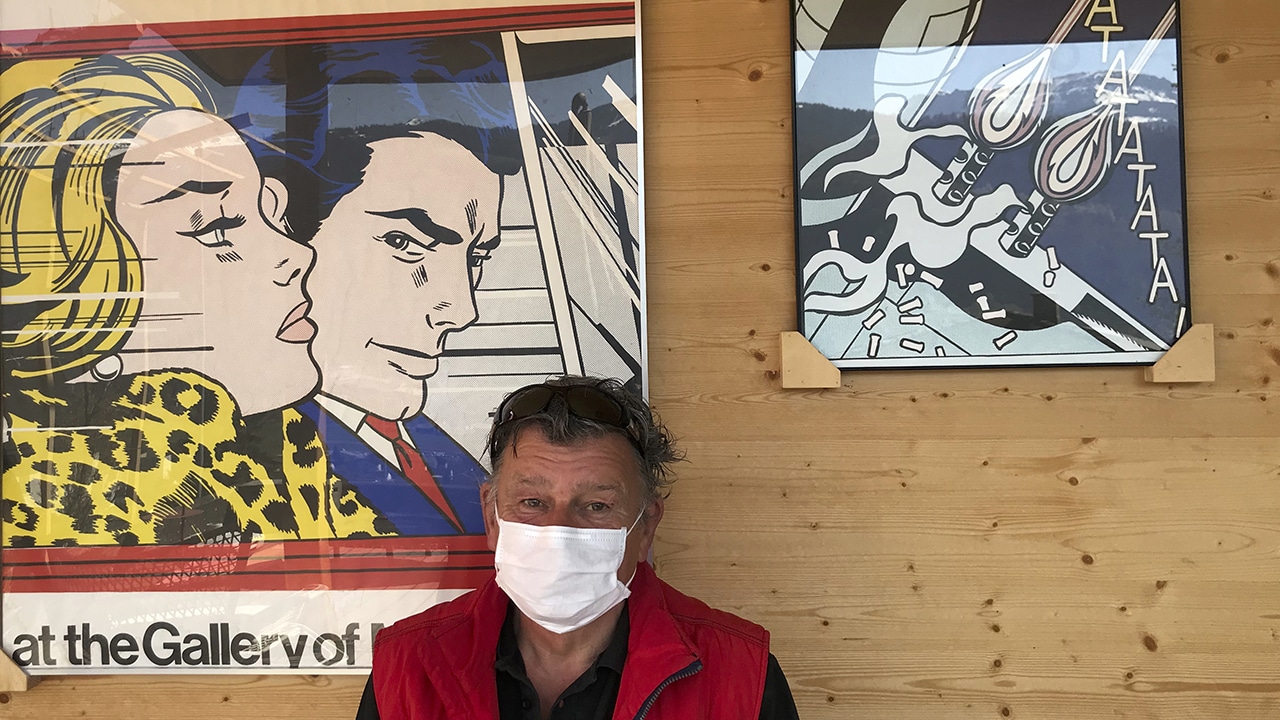 Corona-Seuche: DeinAdieu-Autor Martin Schuppli mit Maske