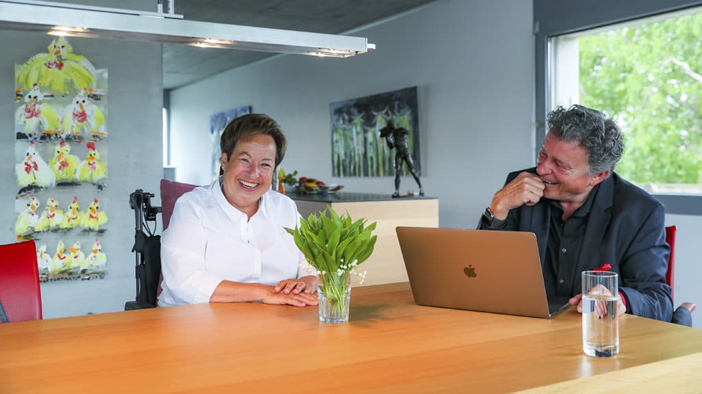 Corona-Befreiung: Claudine Buri, ALS-Patientin