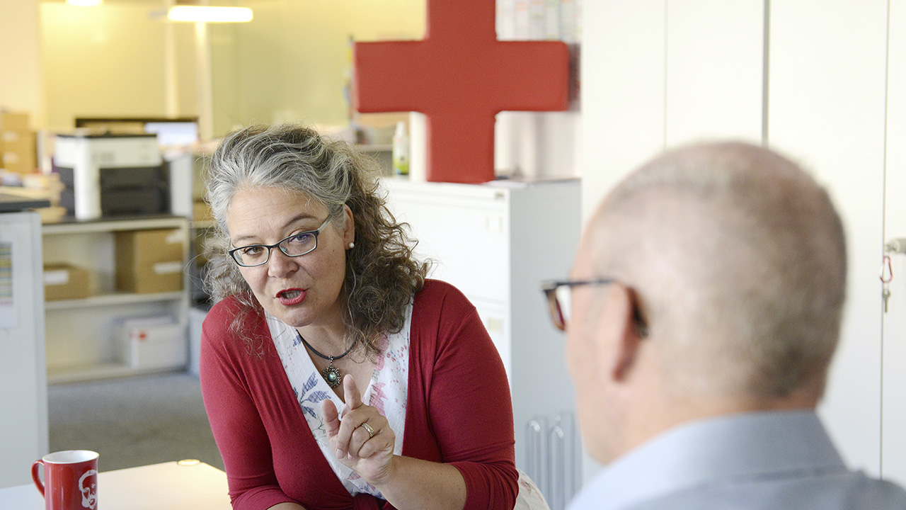 Fundraiserin Lea Moliterni, SRK für den Kanton Zürich