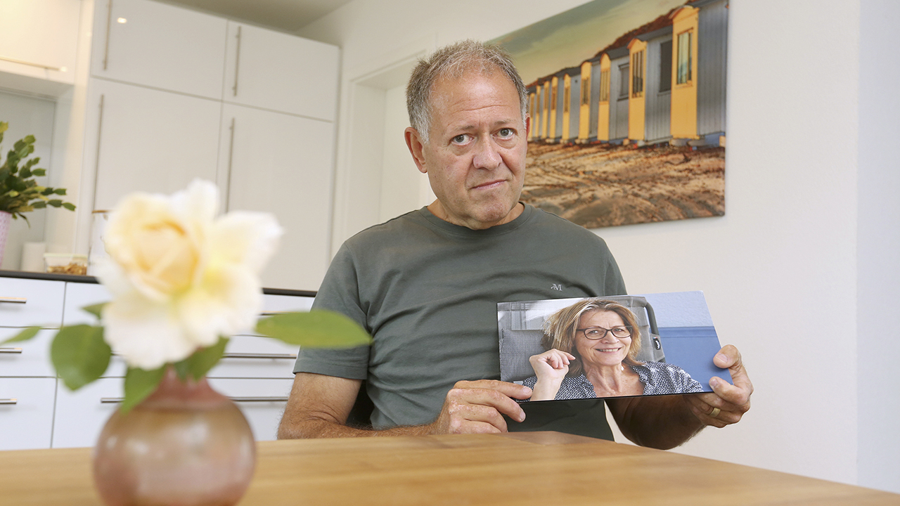 Herzinfarkt überlebt. Frau gestorben. Franz von Matt.