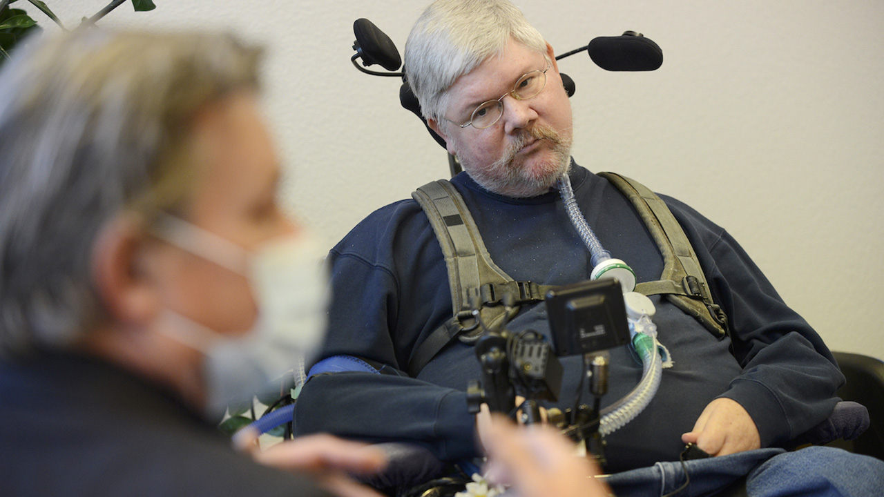 Marco von Arx, living with muscular dystrophy