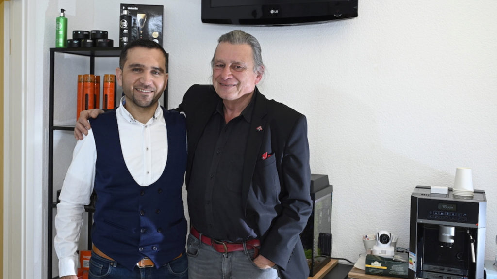 Flüchtling Hussein Darwish, Coiffure, Belp