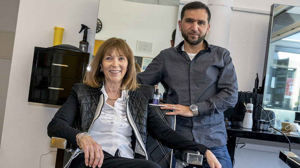 Therese Junker, freiwillige Flüchtlingshelferin