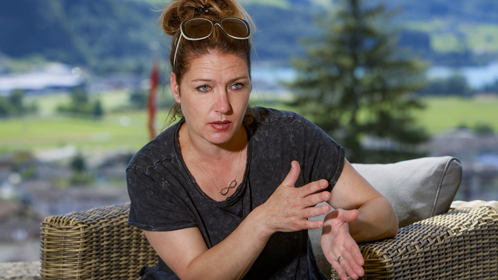 Viele Lebensereignisse haben zwei Seiten. Statt mit dem Schicksal zu hadern, entwickelte Rebekka Ruzio in der Schwangerschaft positive Muttergefühl. (Foto: Eddy Risch)