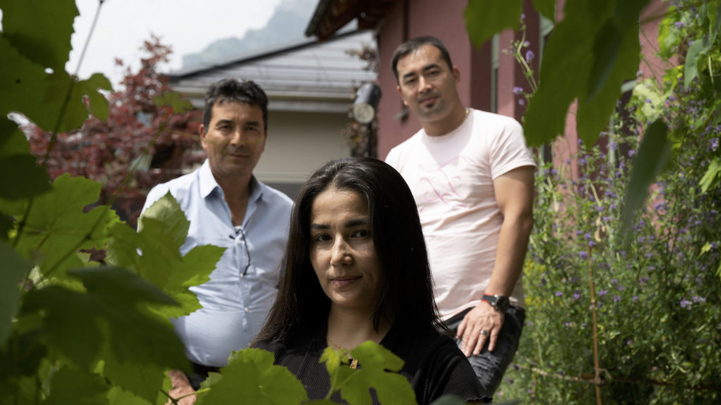 Shirin Heydari mit Brüdern