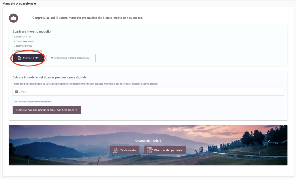 mandato precauzionale fase 8