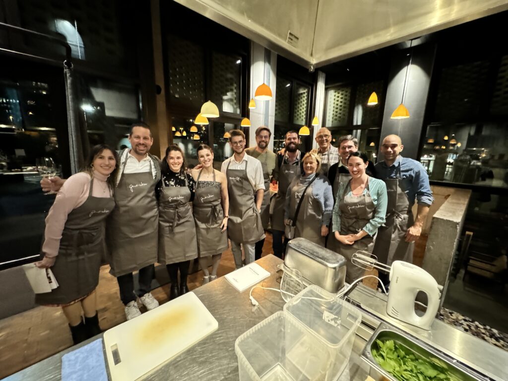 Das DeinAdieu-Team beim Weihnachtsfest.