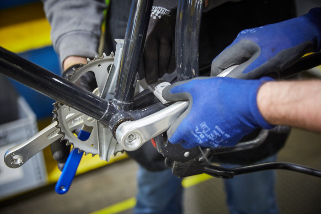 Smontaggio dei pedali